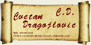 Cvetan Dragojlović vizit kartica